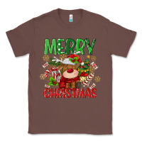 Chestnut merry christmas deer Classic Tee - MaliasSmallBusiness