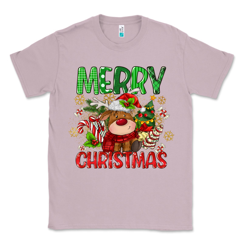 Merry Christmas Deer Classic Tee by MaliasSmallBusiness | Teevron