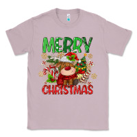 Lilac merry christmas deer Classic Tee - MaliasSmallBusiness
