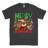 Smoke merry christmas deer Classic Tee - MaliasSmallBusiness