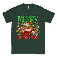 Sports Green merry christmas deer Classic Tee - MaliasSmallBusiness