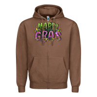 Chestnut mardi gras Zipper Hoodie - CowGirlArtShop