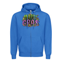 True Royal mardi gras Zipper Hoodie - CowGirlArtShop