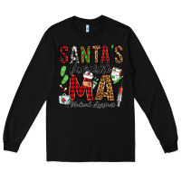 Black santa's favorite ma medical assistant Long Sleeve Tee - Jasminsmagicworld