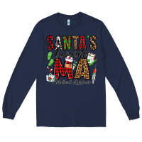 Navy santa's favorite ma medical assistant Long Sleeve Tee - Jasminsmagicworld