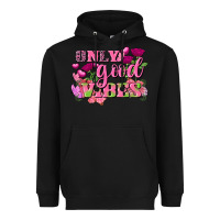 Black Valentine's Day only good vibes Heavyweight Hoodie - FaDigitalArtStudio