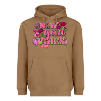 Toasted Coconut Valentine's Day only good vibes Heavyweight Hoodie - FaDigitalArtStudio