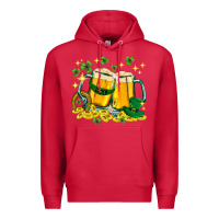 Cardinal St. Patrick's Day beer Premium Hoodie - HowdyJamesFarm