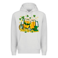 Dove Grey St. Patrick's Day beer Premium Hoodie - HowdyJamesFarm