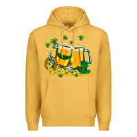Mustard St. Patrick's Day beer Premium Hoodie - HowdyJamesFarm