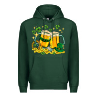 Sports Green St. Patrick's Day beer Premium Hoodie - HowdyJamesFarm