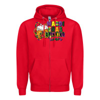 Red mardi gras drinking team 12 inches 300 dpi Zipper Hoodie - CowGirlArtShop