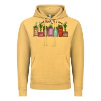Vintage Mustard god says you are unique Vintage Hoodie - MaliasSmallBusiness