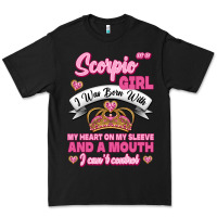 Black as a scorpio girl zodiac girls Premium Tee - Jasminsmagicworld