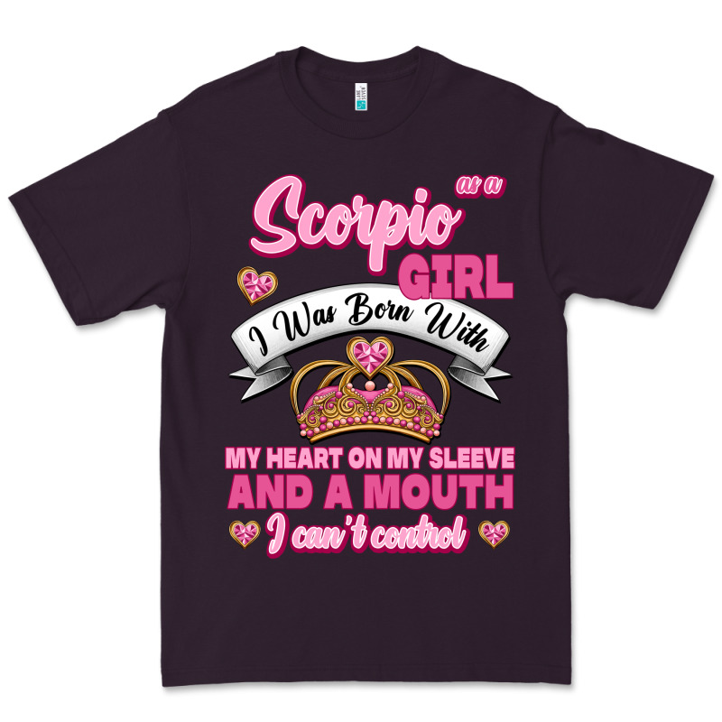 As A Scorpio Girl Zodiac Girls Premium Tee by Jasminsmagicworld | Teevron