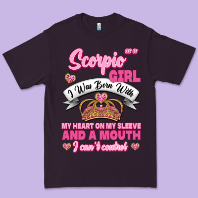 As A Scorpio Girl Zodiac Girls Premium Tee Designed By Jasminsmagicworld