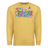 Antique Gold Easter Nurse Premium Sweatshirt - OliviaCreatesArt