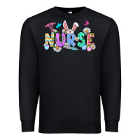 Black Easter Nurse Premium Sweatshirt - OliviaCreatesArt