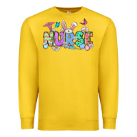 Lemon Easter Nurse Premium Sweatshirt - OliviaCreatesArt
