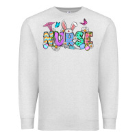Oatmeal Heather Easter Nurse Premium Sweatshirt - OliviaCreatesArt
