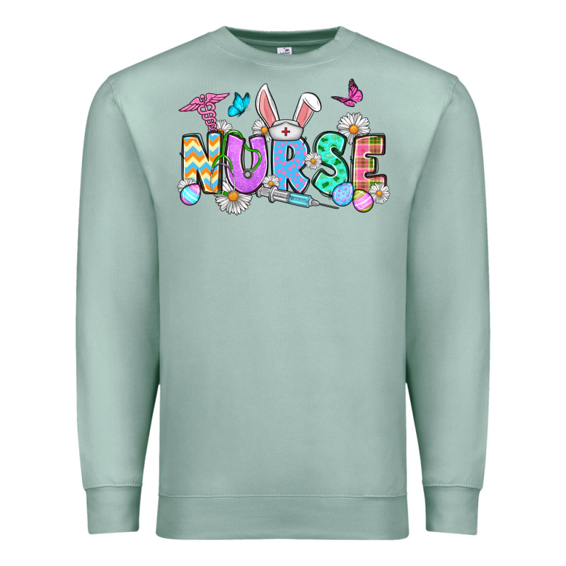 Easter Nurse Premium Sweatshirt by OliviaCreatesArt | Teevron