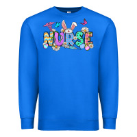 True Royal Easter Nurse Premium Sweatshirt - OliviaCreatesArt