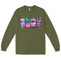 Army Green mermaid underwater coffee Long Sleeve Tee - Jasminsmagicworld