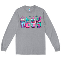 Heather Grey mermaid underwater coffee Long Sleeve Tee - Jasminsmagicworld