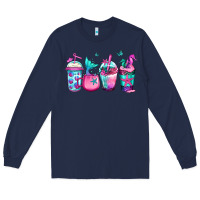 Navy mermaid underwater coffee Long Sleeve Tee - Jasminsmagicworld