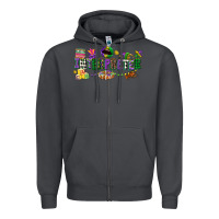 Smoke interpreter mardi gras Zipper Hoodie - CowGirlArtShop