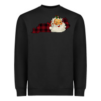 Black Kentucky Santa Ho Ho Heavyweight Sweatshirt - Bettercallsaul