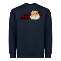 Navy Kentucky Santa Ho Ho Heavyweight Sweatshirt - Bettercallsaul
