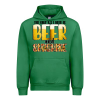Emerald The Only c B s I NeedIs Beer And Sunshine Urban Hoodie - CowhideDigitalArt