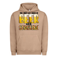 Pigment Burro The Only c B s I NeedIs Beer And Sunshine Urban Hoodie - CowhideDigitalArt
