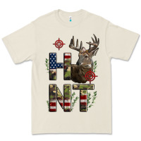 Bone Deer Hunting Usa Flag Premium Tee - LillyAllenDesigns