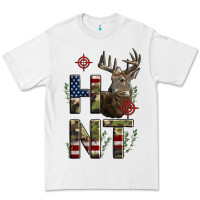 White Deer Hunting Usa Flag Premium Tee - LillyAllenDesigns