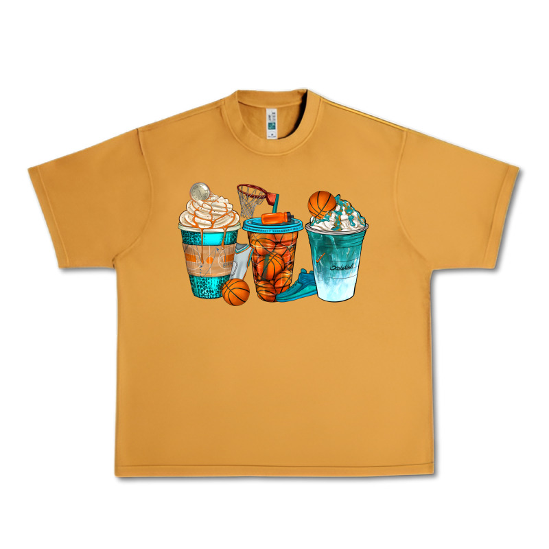 Basketball Coffee Cups Bbs Urban Heavy Tee by BundleAndBundleShop | Teevron