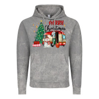 Cloud Rock merry christmas camper Vintage Hoodie - MaliasSmallBusiness