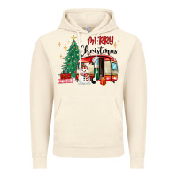 Vintage Artic merry christmas camper Vintage Hoodie - MaliasSmallBusiness