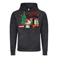 Vintage Black merry christmas camper Vintage Hoodie - MaliasSmallBusiness