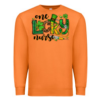 Carrot St. Patrick's Day One lucky Nurse Premium Sweatshirt - OliviaCreatesArt