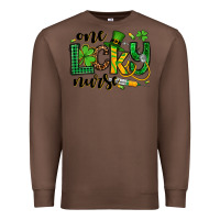 Chestnut St. Patrick's Day One lucky Nurse Premium Sweatshirt - OliviaCreatesArt
