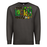 Smoke St. Patrick's Day One lucky Nurse Premium Sweatshirt - OliviaCreatesArt