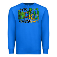 True Royal St. Patrick's Day One lucky Nurse Premium Sweatshirt - OliviaCreatesArt