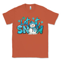Copper let it snow winter snowman Classic Tee - MaliasSmallBusiness