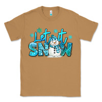 Toasted Coconut let it snow winter snowman Classic Tee - MaliasSmallBusiness