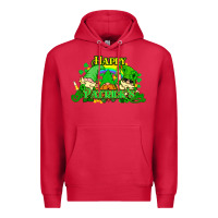 Cardinal St. Patrick's Day gnomes Premium Hoodie - HowdyJamesFarm