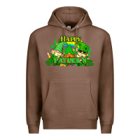 Chestnut St. Patrick's Day gnomes Premium Hoodie - HowdyJamesFarm