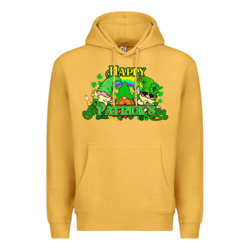 St. Patrick's Day Gnomes Premium Hoodie by HowdyJamesFarm | Teevron