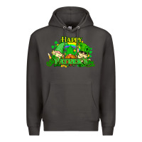 Smoke St. Patrick's Day gnomes Premium Hoodie - HowdyJamesFarm